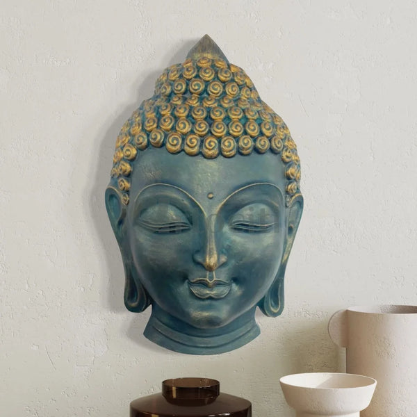 2.5 feet Buddha Face Wall Hanging Buddha Wall Decor