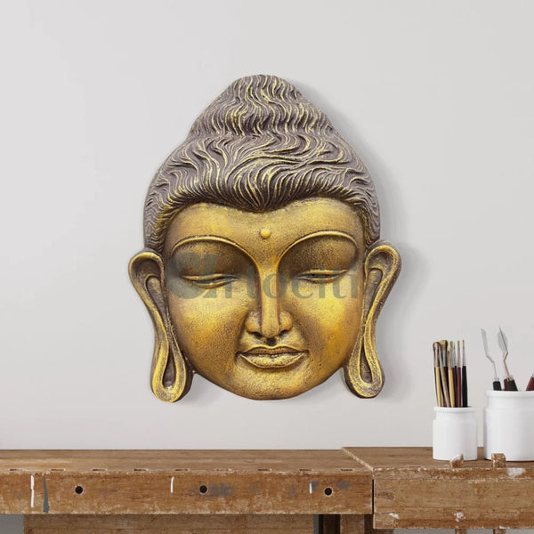 2 feet Buddha Face Wall Hanging Buddha Wall Decor