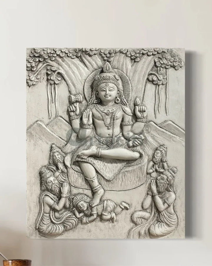 24x20 Inches Dakshinamurthy 3D Relief Mural