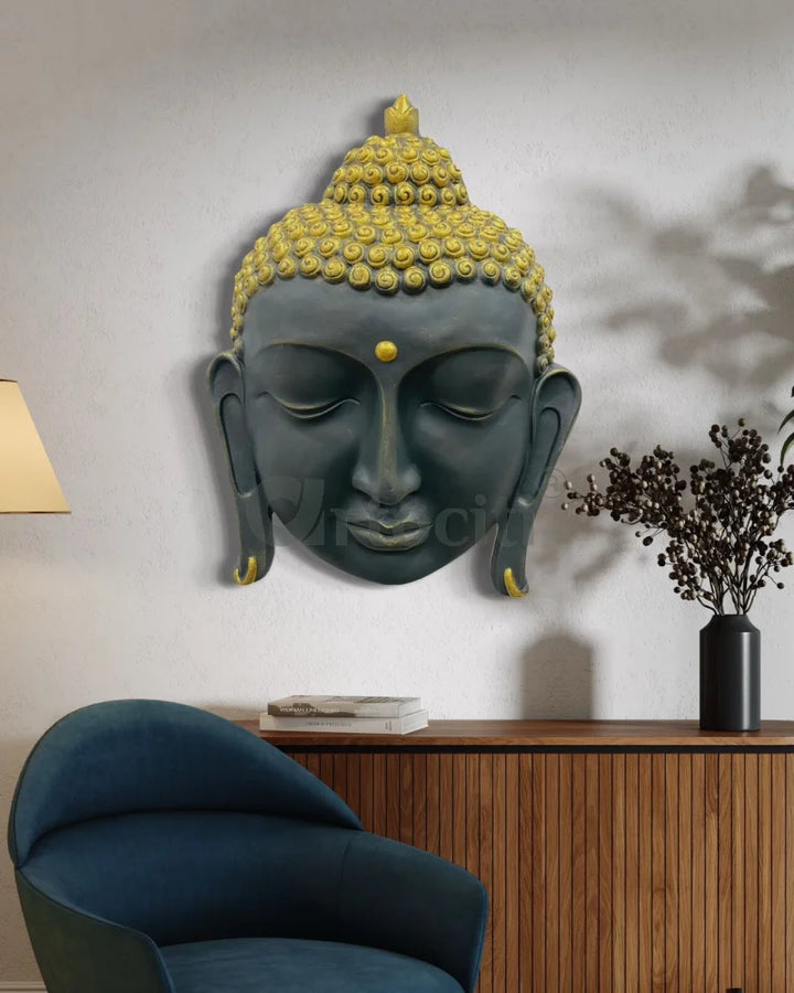 3 feet Buddha Face Wall Hanging Buddha Wall Decor