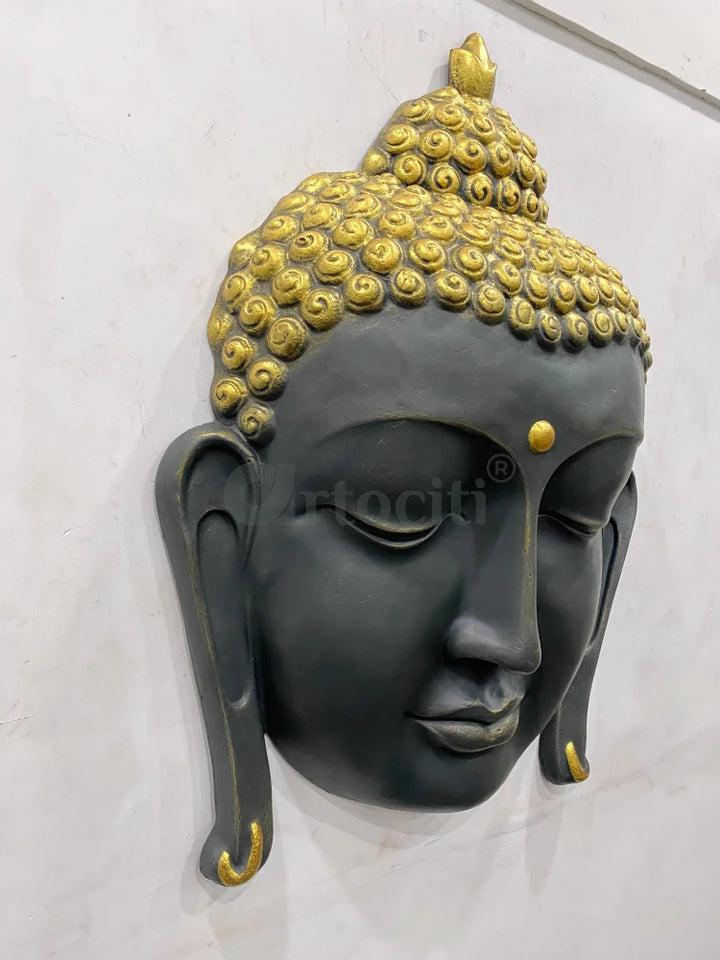 3 feet Buddha Face Wall Hanging Buddha Wall Decor