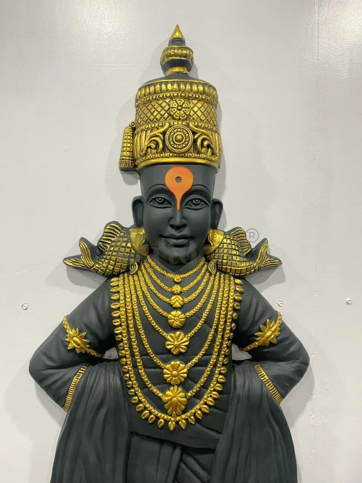 5X2 Feet Lord Vitthal Relief Mural Wall Art | Vithoba | Panduranga