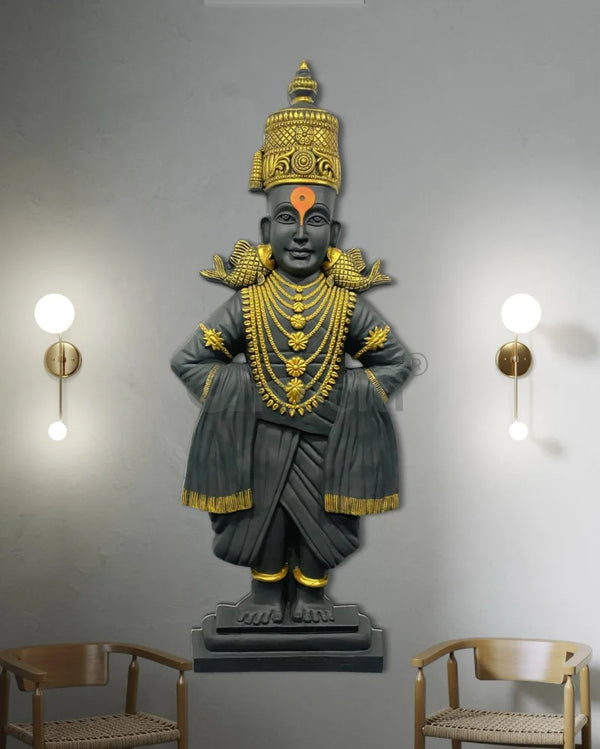 5X2 Feet Lord Vitthal Relief Mural Wall Art | Vithoba | Panduranga