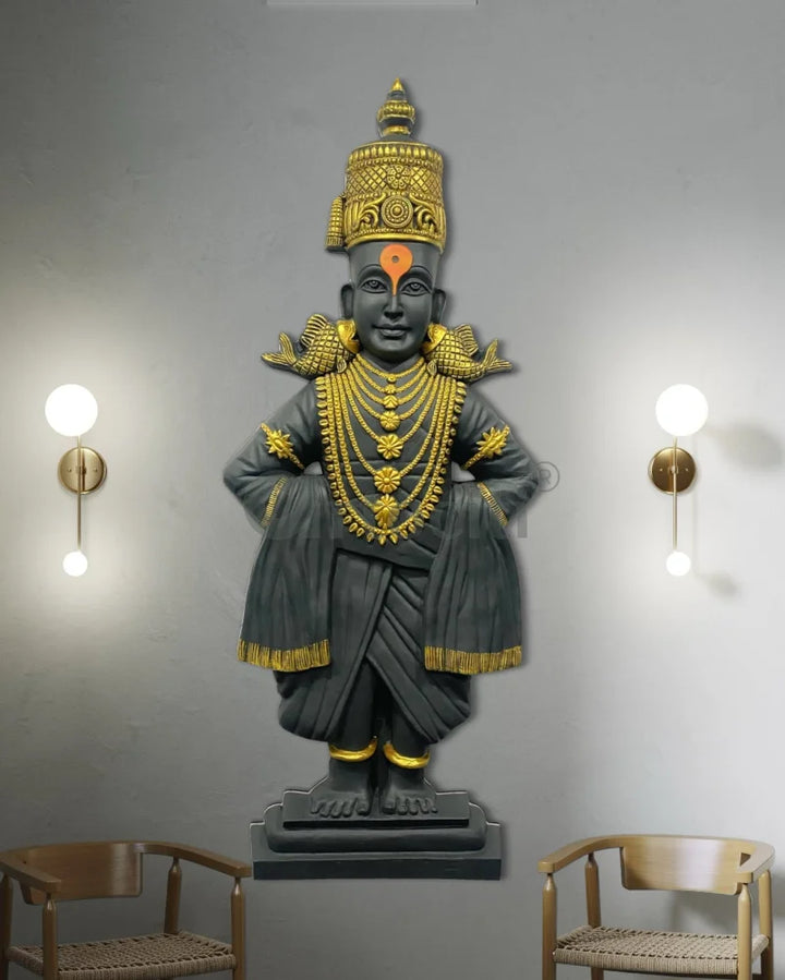 5X2 Feet Lord Vitthal Relief Mural Wall Art | Vithoba | Panduranga