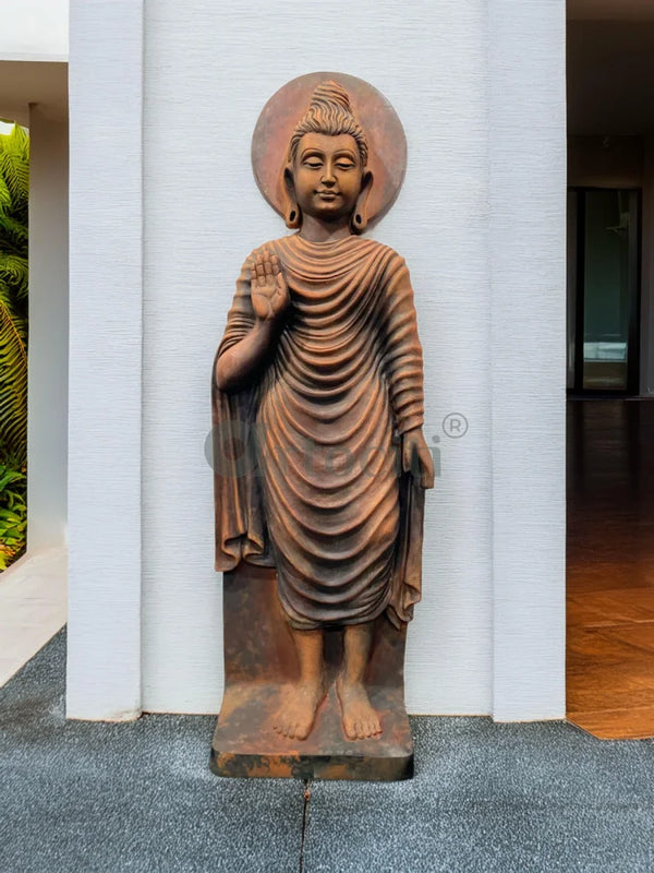 5X2 Feet Standing Buddha 3d Sculpture