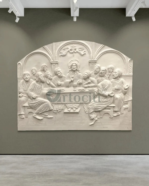 5X4 Feet Last Supper 3D Relief Mural Wall Art Jesus Christ Painting | Christian