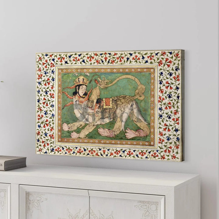 Al Buraq Canvas Giclee Print Mughal Art