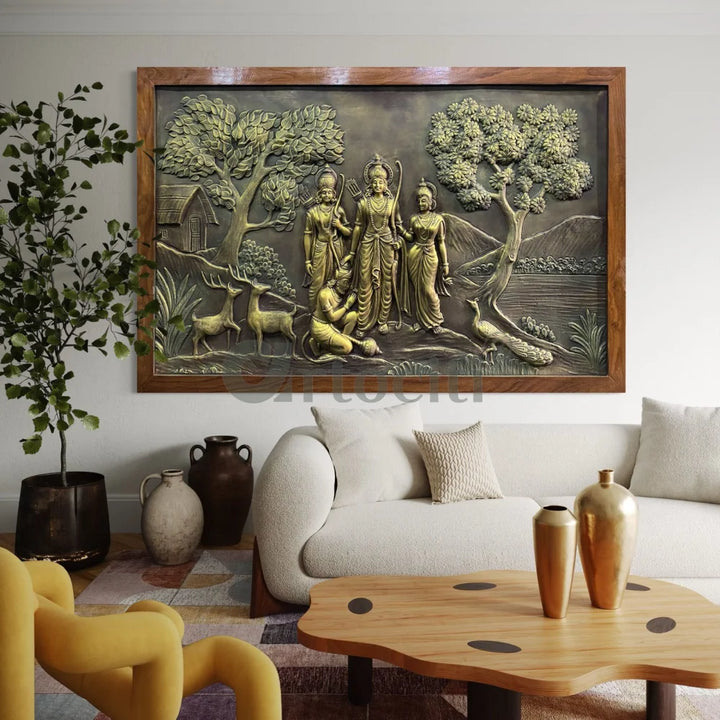 Divine Ram Darbar 3D Relief Mural | 6X4 and 8X5 Feet