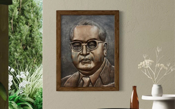 Dr. Bheem Rao Ambedkar 3D Relief Mural Wall Art