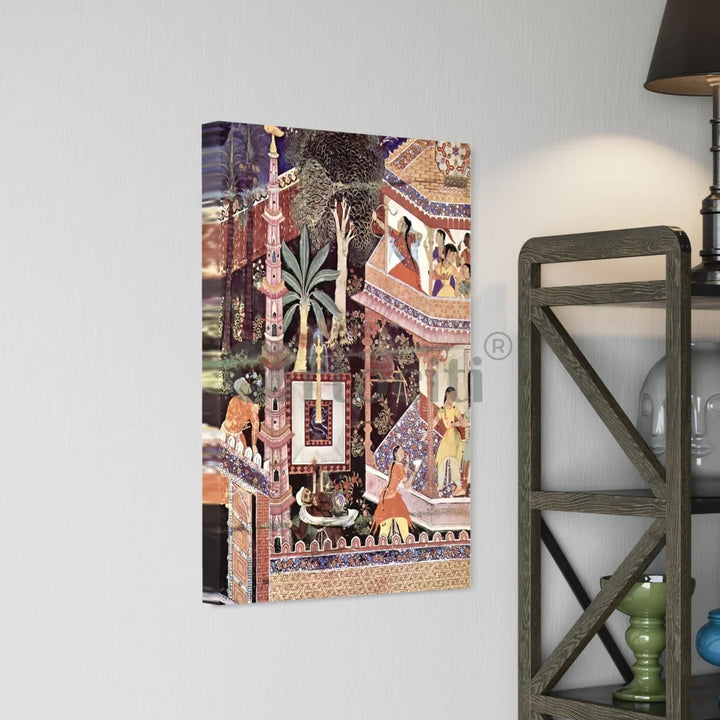 Hamzanama or Dastan-e-Amir Hamza Canvas Giclee Print Mughal art