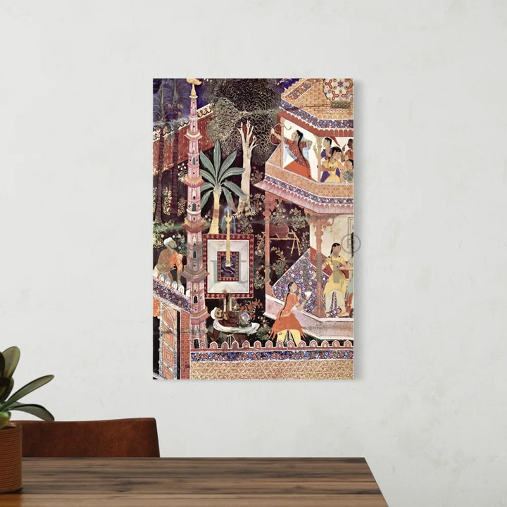 Hamzanama or Dastan-e-Amir Hamza Canvas Giclee Print Mughal art