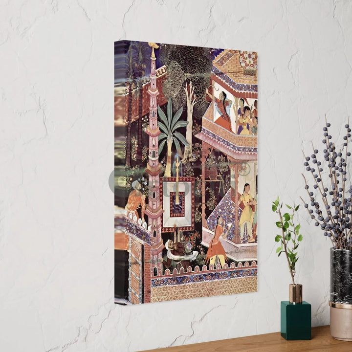 Hamzanama or Dastan-e-Amir Hamza Canvas Giclee Print Mughal art