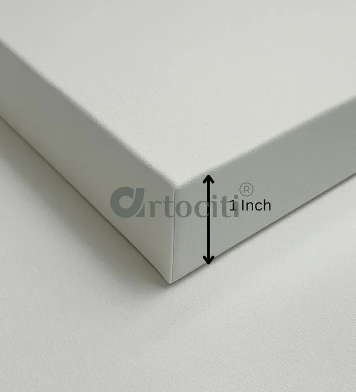 Kerala Mural Canvas Painting of Lord Krishna and his Gopis High Quality Giclee Print 18X12 / Thick Gallery Wrapped (1