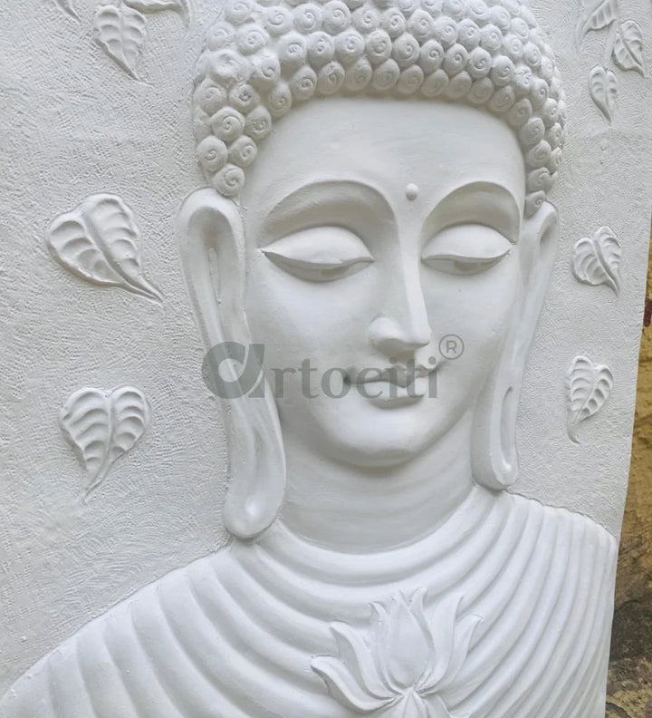 Large size Calm and Peaceful Buddha 3D Relief Mural