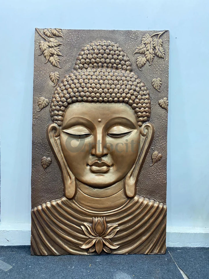 Large size Calm and Peaceful Buddha 3D Relief Mural
