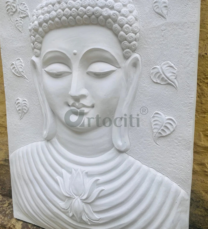 Large size Calm and Peaceful Buddha 3D Relief Mural
