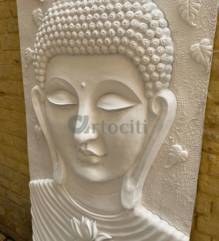 Large size Calm and Peaceful Buddha 3D Relief Mural