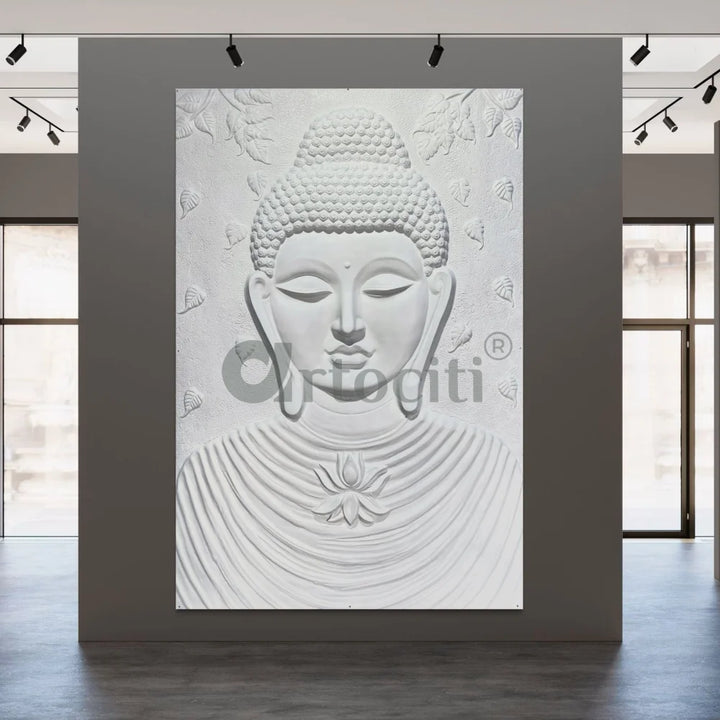 Large size Calm and Peaceful Buddha 3D Relief Mural