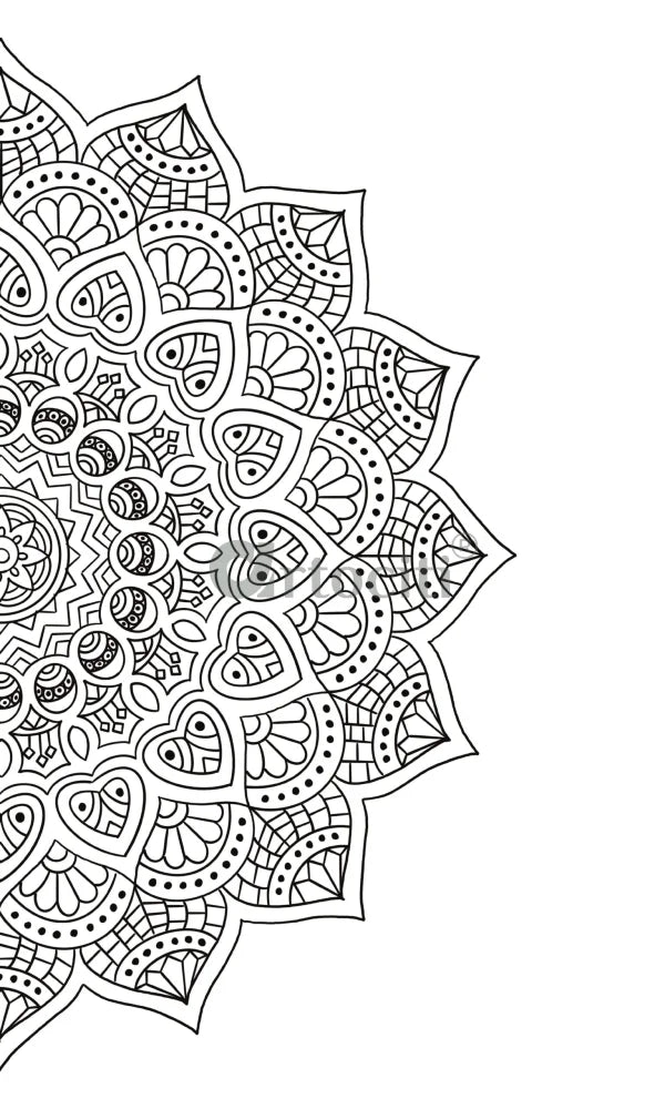 Large Size Mandala Wall Art Set of 2 Canvas Painting