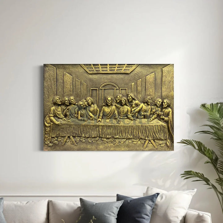 Last Supper 3D Relief Mural Wall Art Jesus Christ Painting