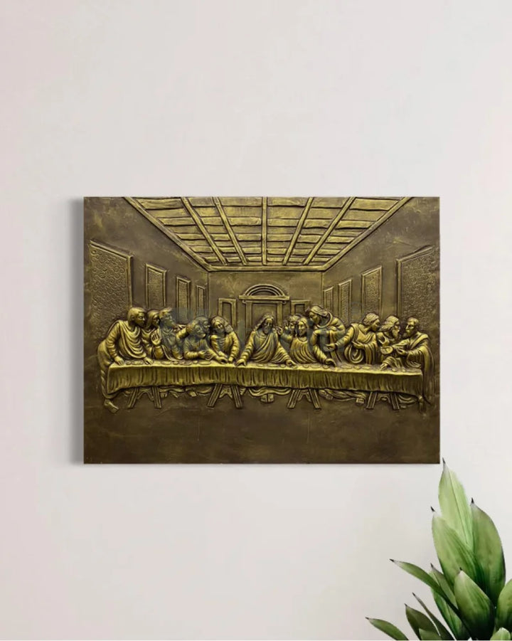 Last Supper 3D Relief Mural Wall Art Jesus Christ Painting