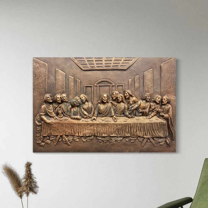 Last Supper 3D Relief Mural Wall Art Jesus Christ Painting