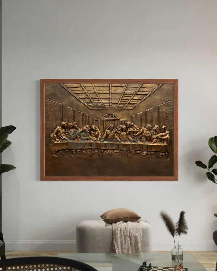 Last Supper 3D Relief Mural Wall Art Jesus Christ Painting