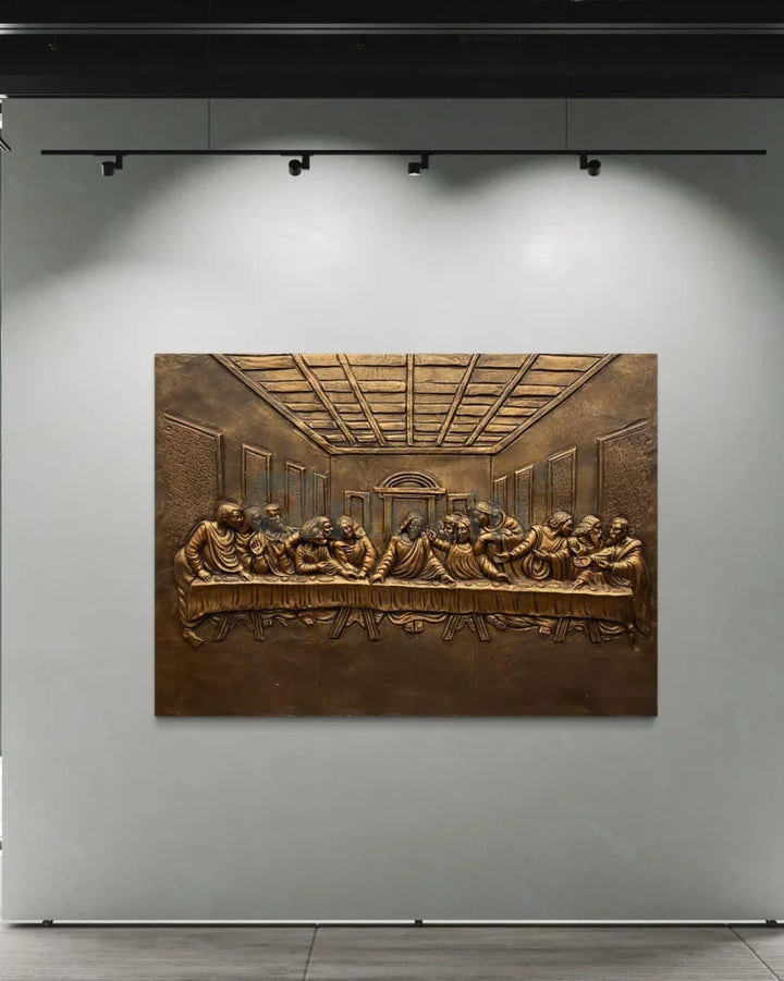 Last Supper 3D Relief Mural Wall Art Jesus Christ Painting