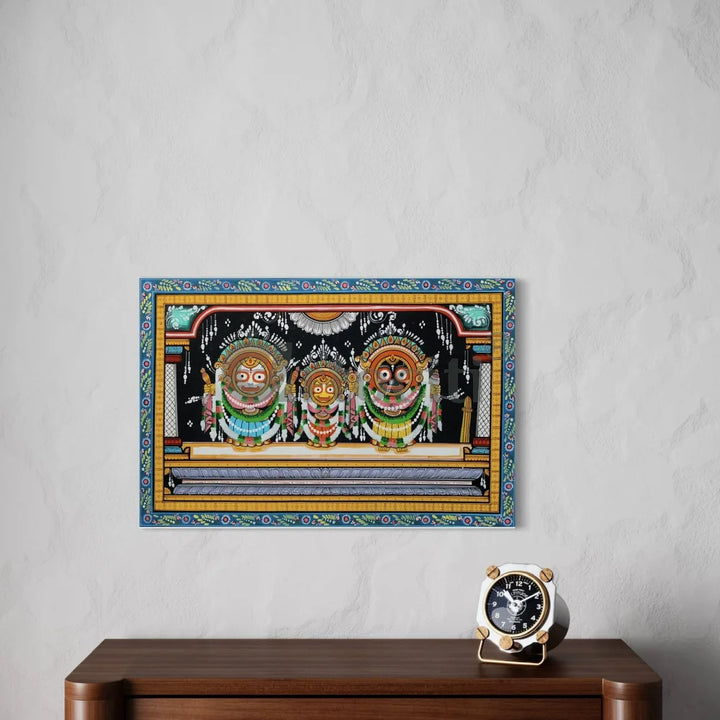 Lord Jagannath Darbar Pattachitra Canvas Giclee Print