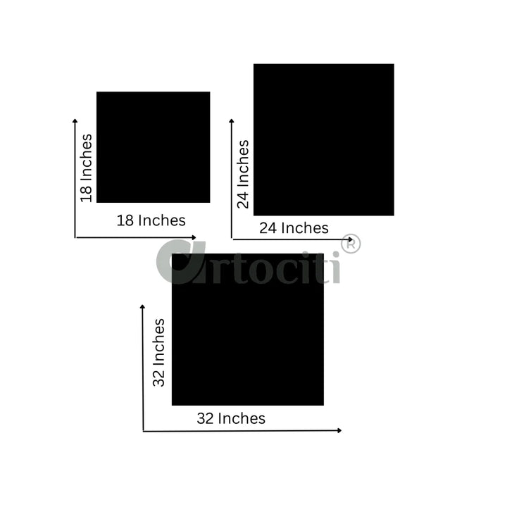 Lord Shreenath Ji Pichwai Circular Shapes Canvas Print Pichwai Painting