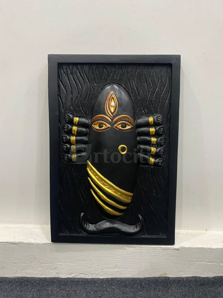 Maa Linga Bhairavi 3D Relief Mural Wall Art