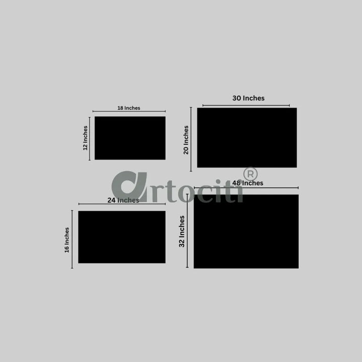 Nathdwara Temple Pichwai Canvas Painting – Traditional Rajasthani Art