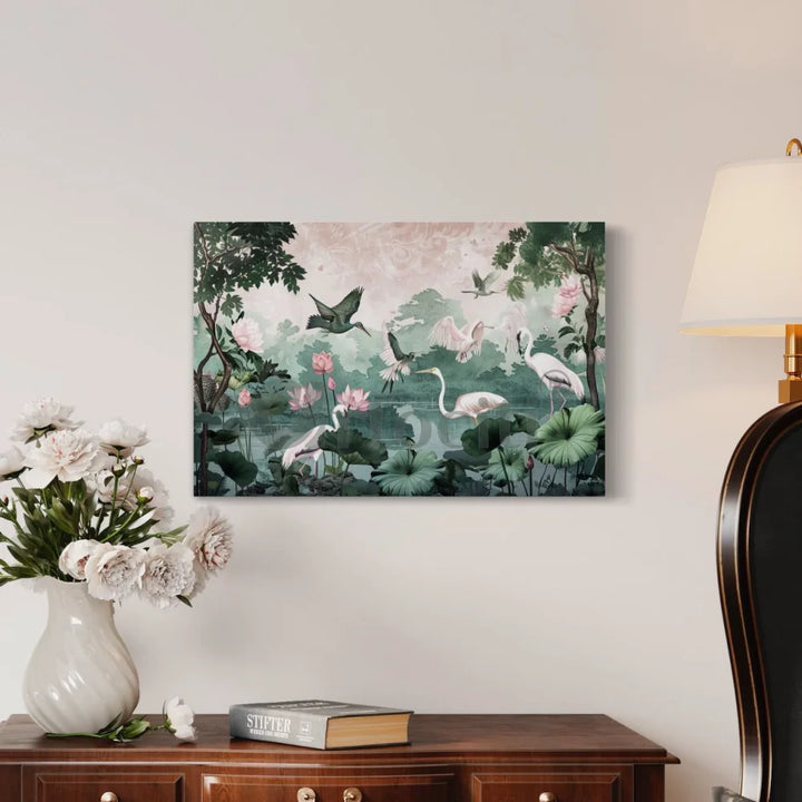 Pichwai Jungle Canvas Giclee Print