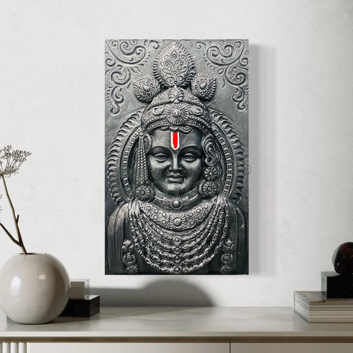 Ram Lalla Ji (Lord Ram) 3D Relief Mural Wall Art Shri Ram Wall Art | Ram Darbar