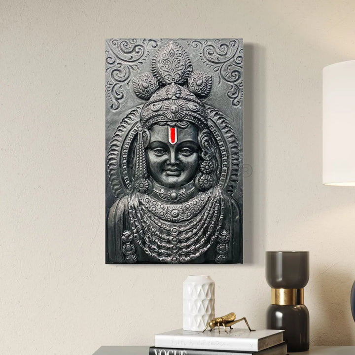 Ram Lalla Ji (Lord Ram) 3D Relief Mural Wall Art Shri Ram Wall Art | Ram Darbar