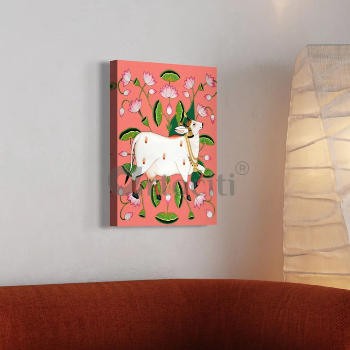 Shreenath Ji Pichwai Cow (Krishna Cow) Traditional Art