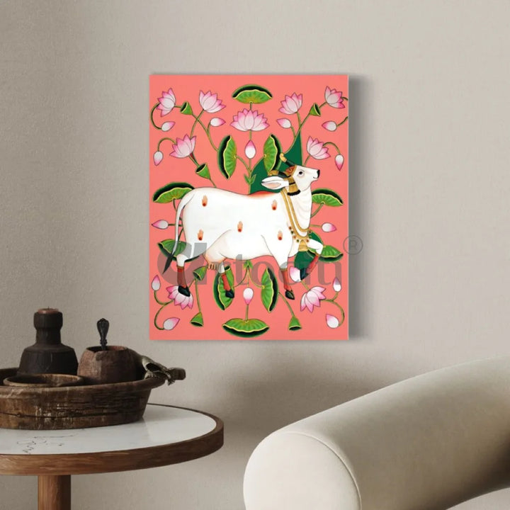 Shreenath Ji Pichwai Cow (Krishna Cow) Traditional Art