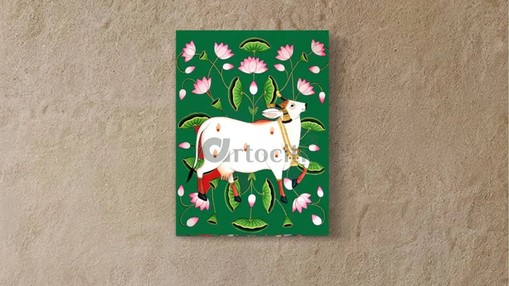 Shreenath Ji Pichwai Cow (Krishna Cow) Traditional Art