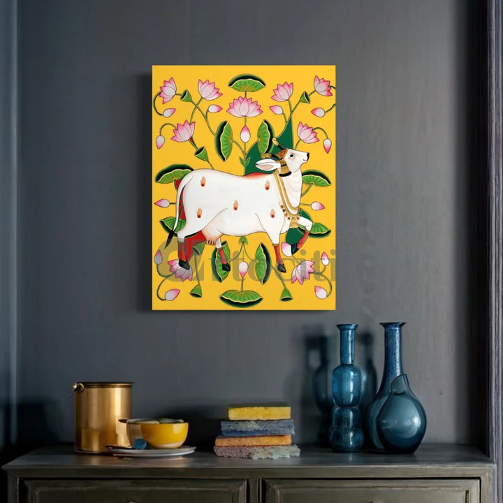 Shreenath Ji Pichwai Cow (Krishna Cow) Traditional Art
