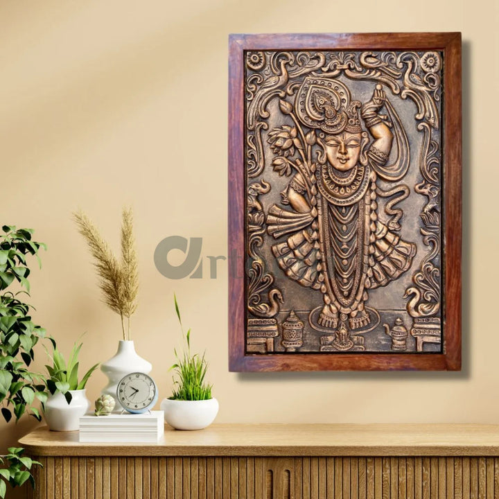 Shrinath Ji 3D Relief Mural