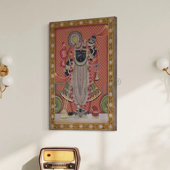 Swaroop Shreenath Ji Pichwai Canvas Giclee Print