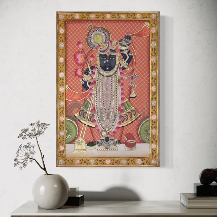 Swaroop Shreenath Ji Pichwai Canvas Giclee Print