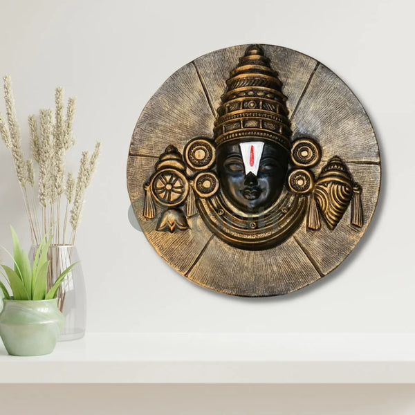 TIRUPATI BALAJI 3D Relief Mural Wall Hanging