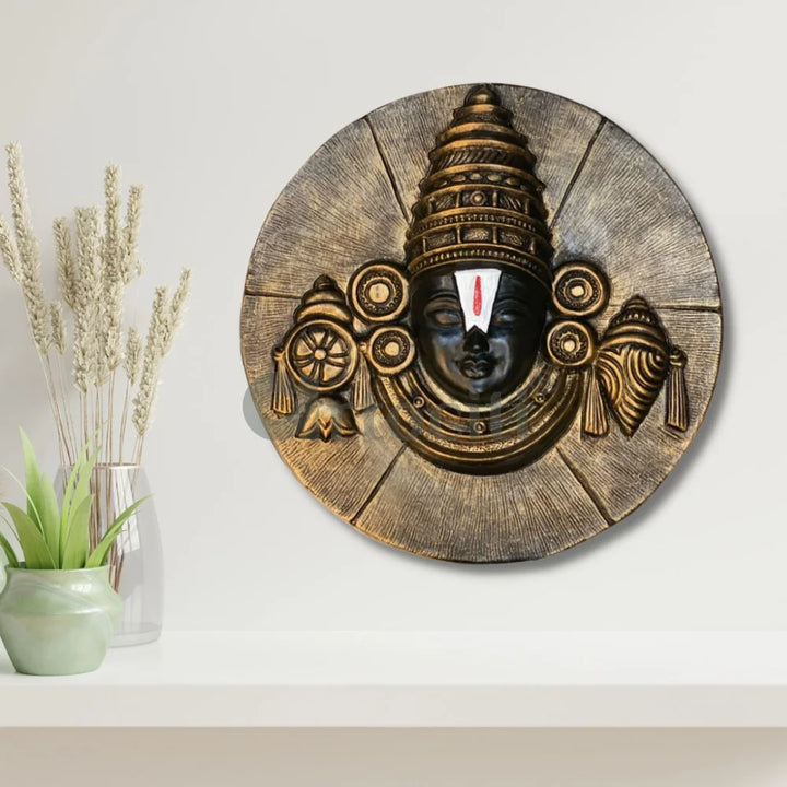 TIRUPATI BALAJI 3D Relief Mural Wall Hanging