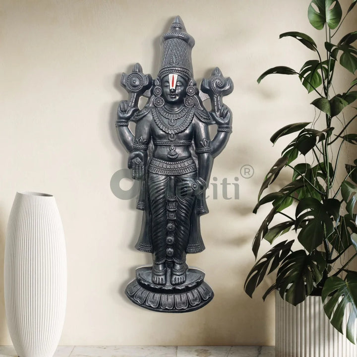 Tirupati Balaji Statue 3D Relief Mural Wall Hanging