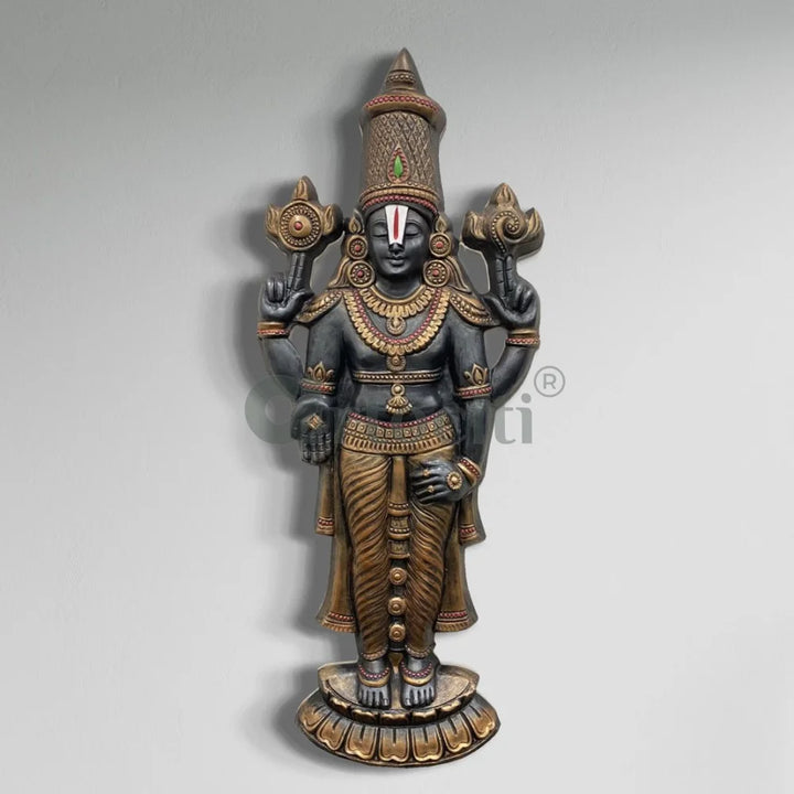 Tirupati Balaji Statue 3D Relief Mural Wall Hanging