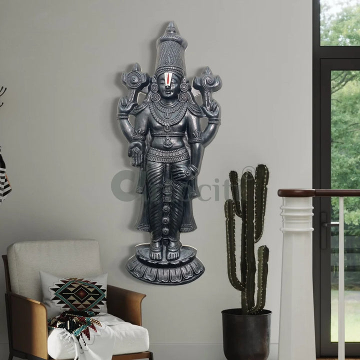 Tirupati Balaji Statue 3D Relief Mural Wall Hanging